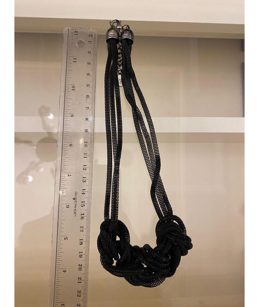 D.EXTERIOR Черное латунное колье, фото 7