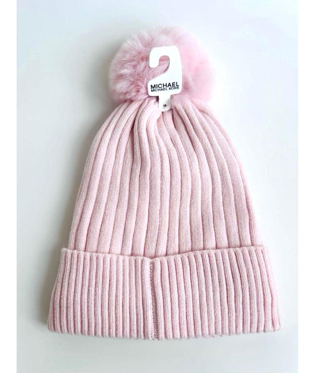 MICHAEL MICHAEL KORS Розовая шапка, фото 2