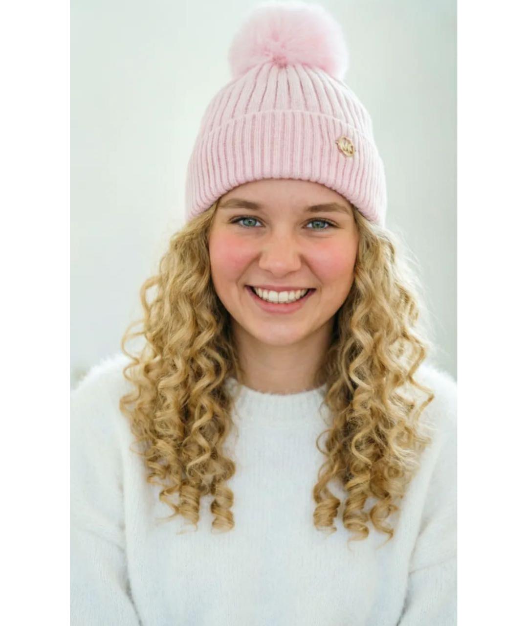 MICHAEL MICHAEL KORS Розовая шапка, фото 8