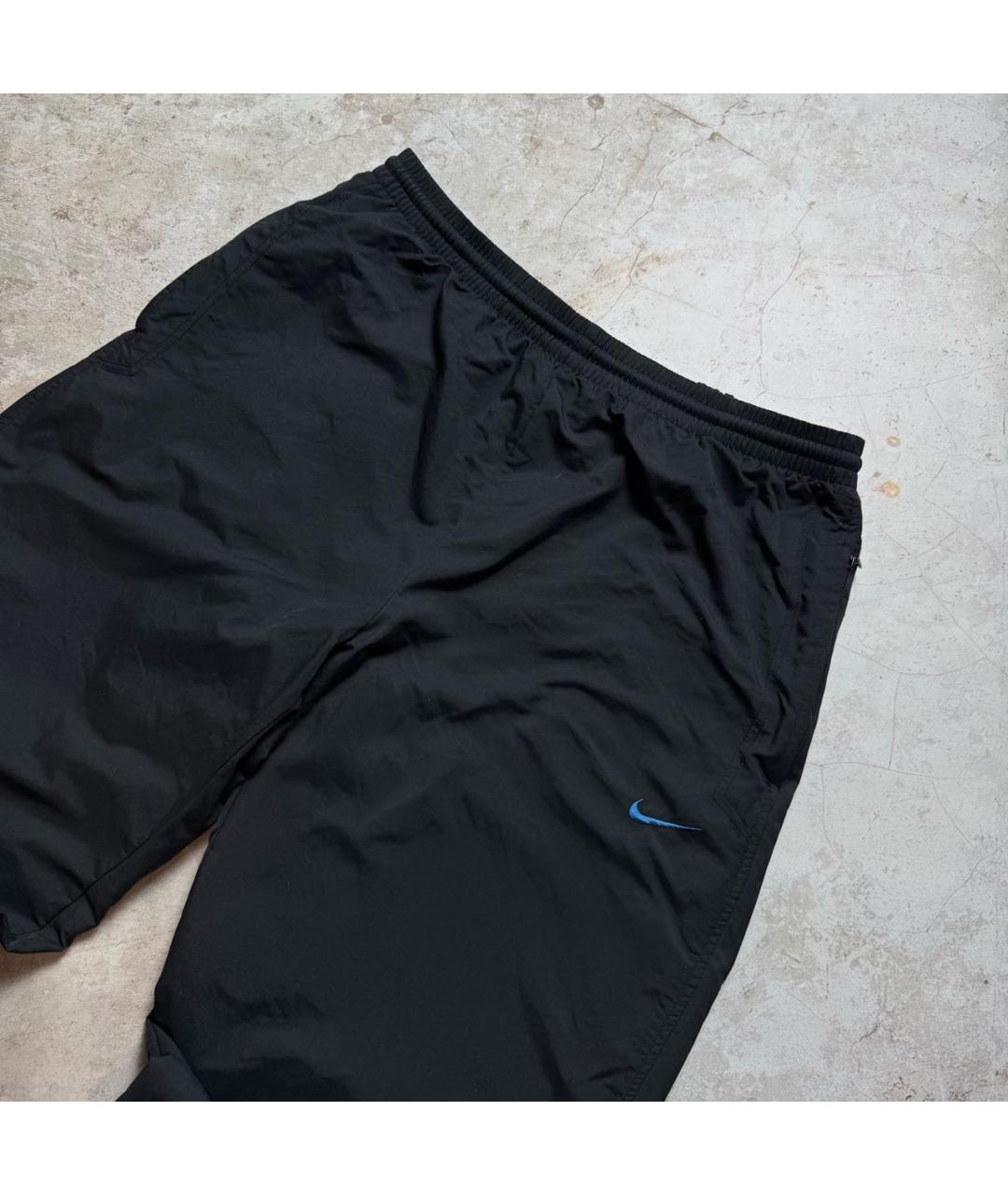 NIKE Черные полиамидовые повседневные брюки, фото 2