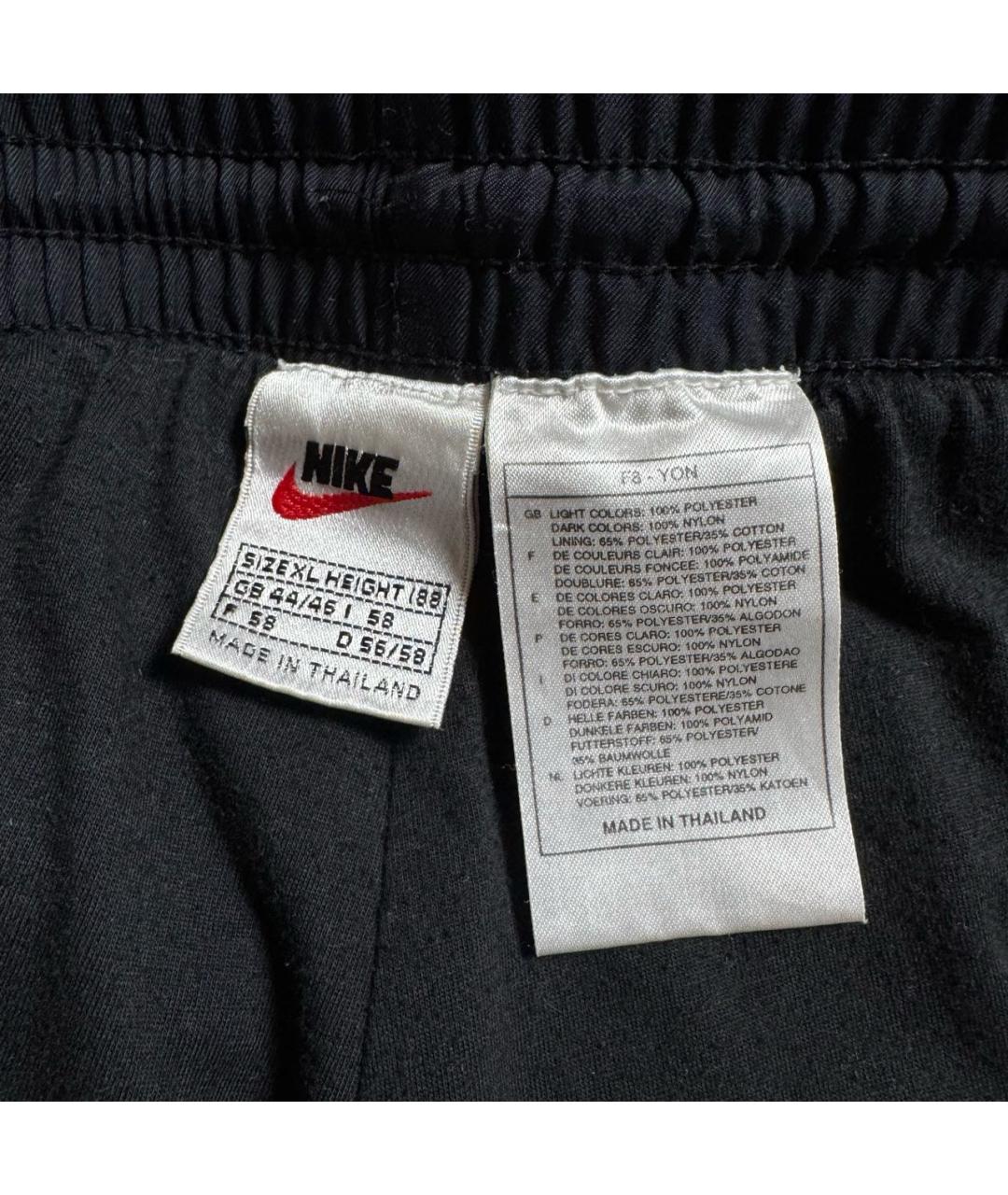 NIKE Черные полиамидовые повседневные брюки, фото 8