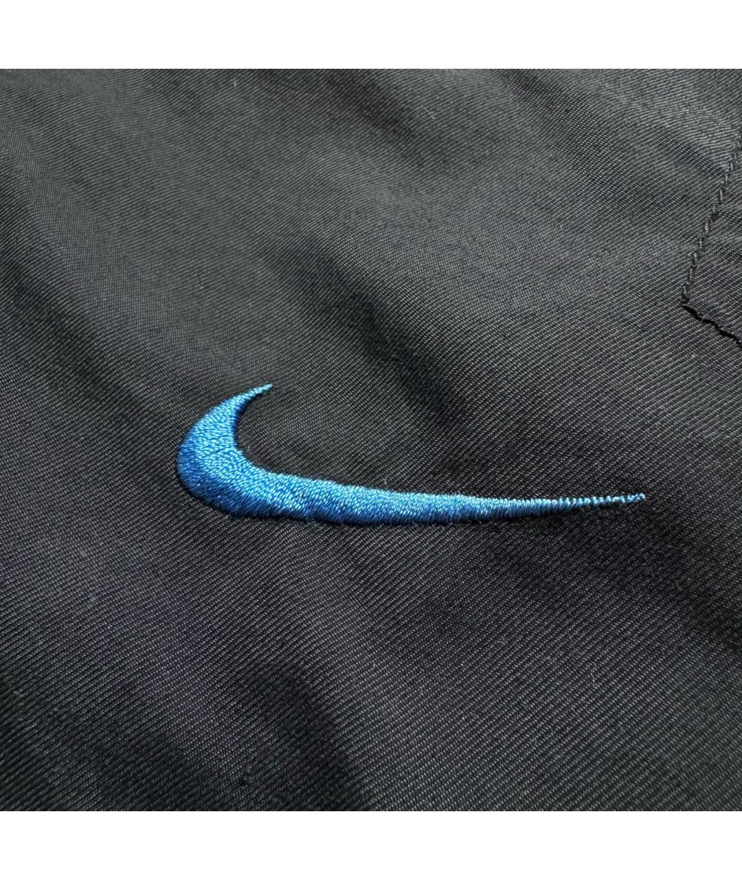 NIKE Черные полиамидовые повседневные брюки, фото 3