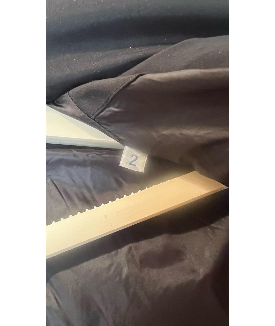 MONCLER Черная полиэстеровая куртка, фото 8