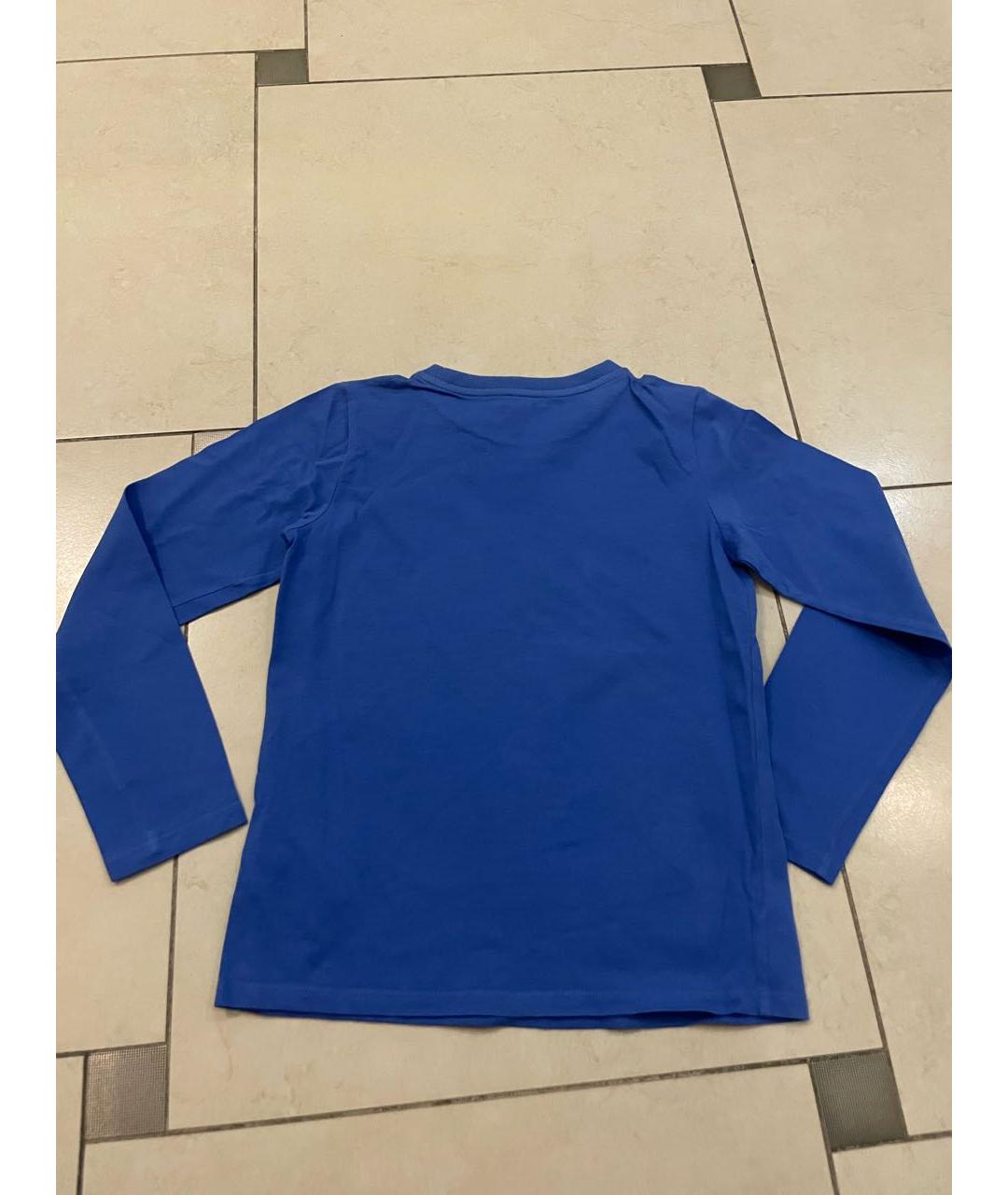 GUCCI Синяя хлопковая детская футболка, фото 2