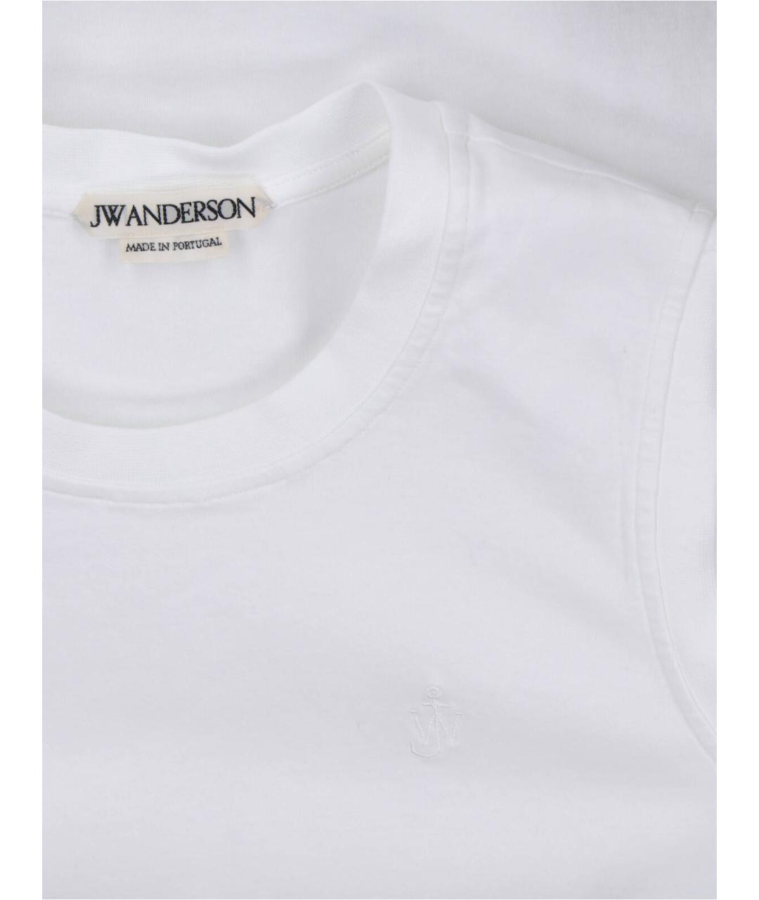 J.W.ANDERSON Белая хлопковая майка, фото 3