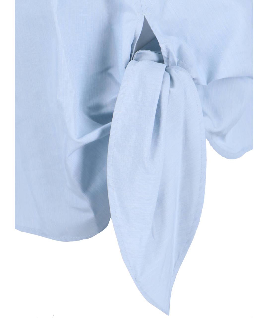 J.W.ANDERSON Синее хлопковое повседневное платье, фото 4