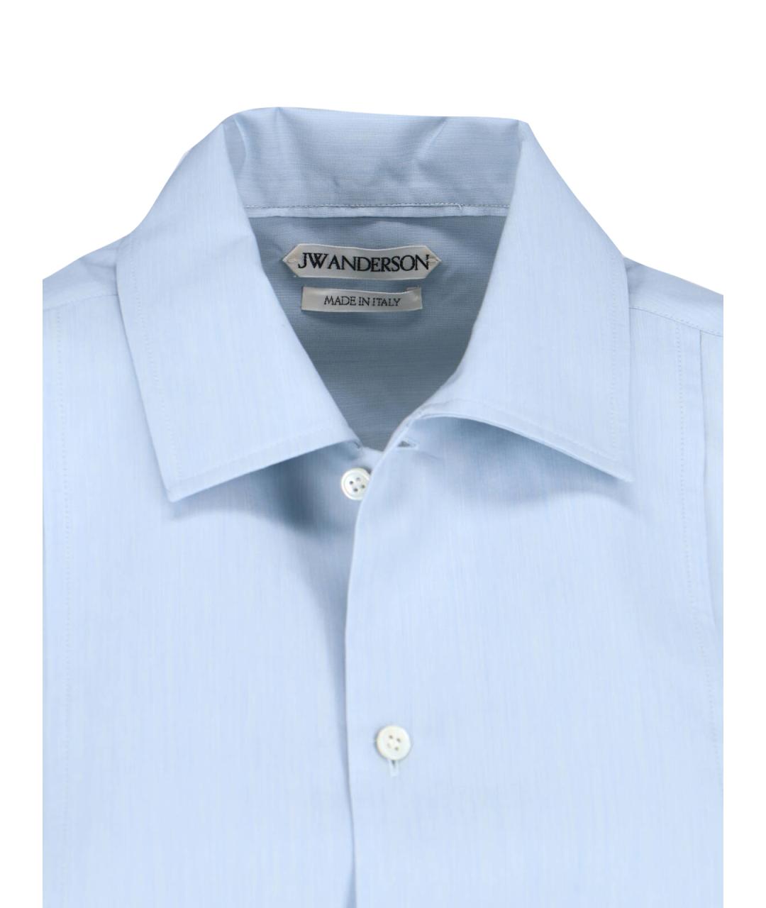 J.W.ANDERSON Синее хлопковое повседневное платье, фото 5