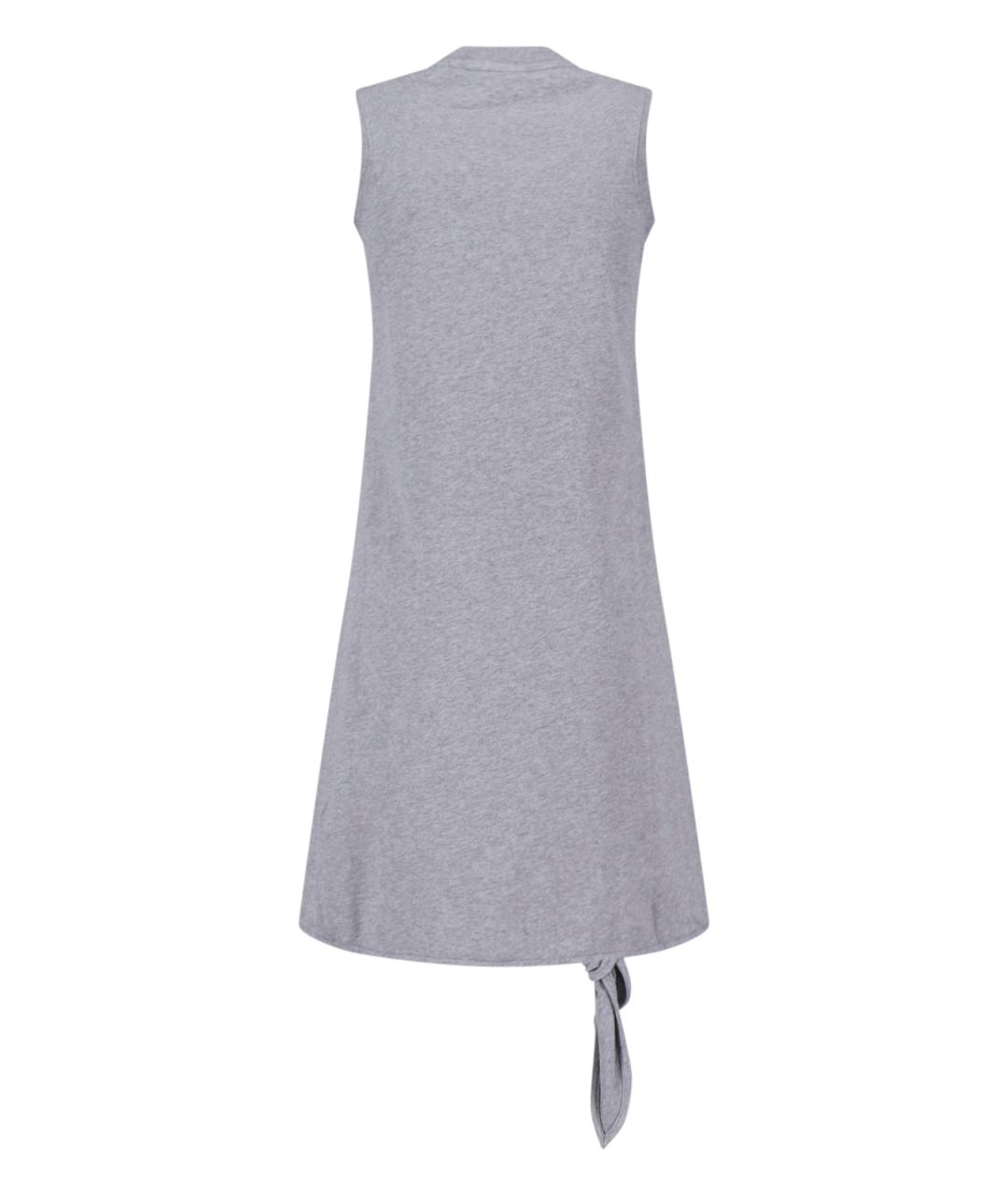 J.W.ANDERSON Серое хлопковое платье, фото 2