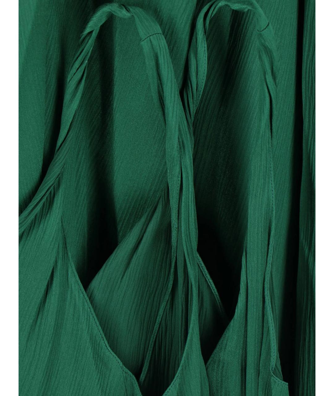 J.W.ANDERSON Зеленые шелковое вечернее платье, фото 5