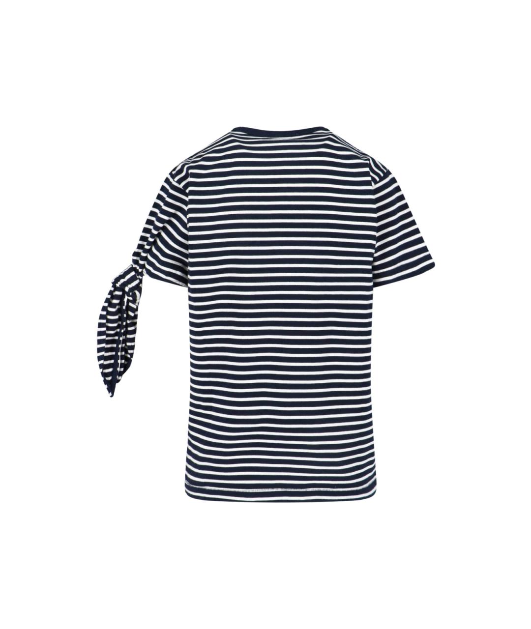 J.W.ANDERSON Синяя хлопковая футболка, фото 2