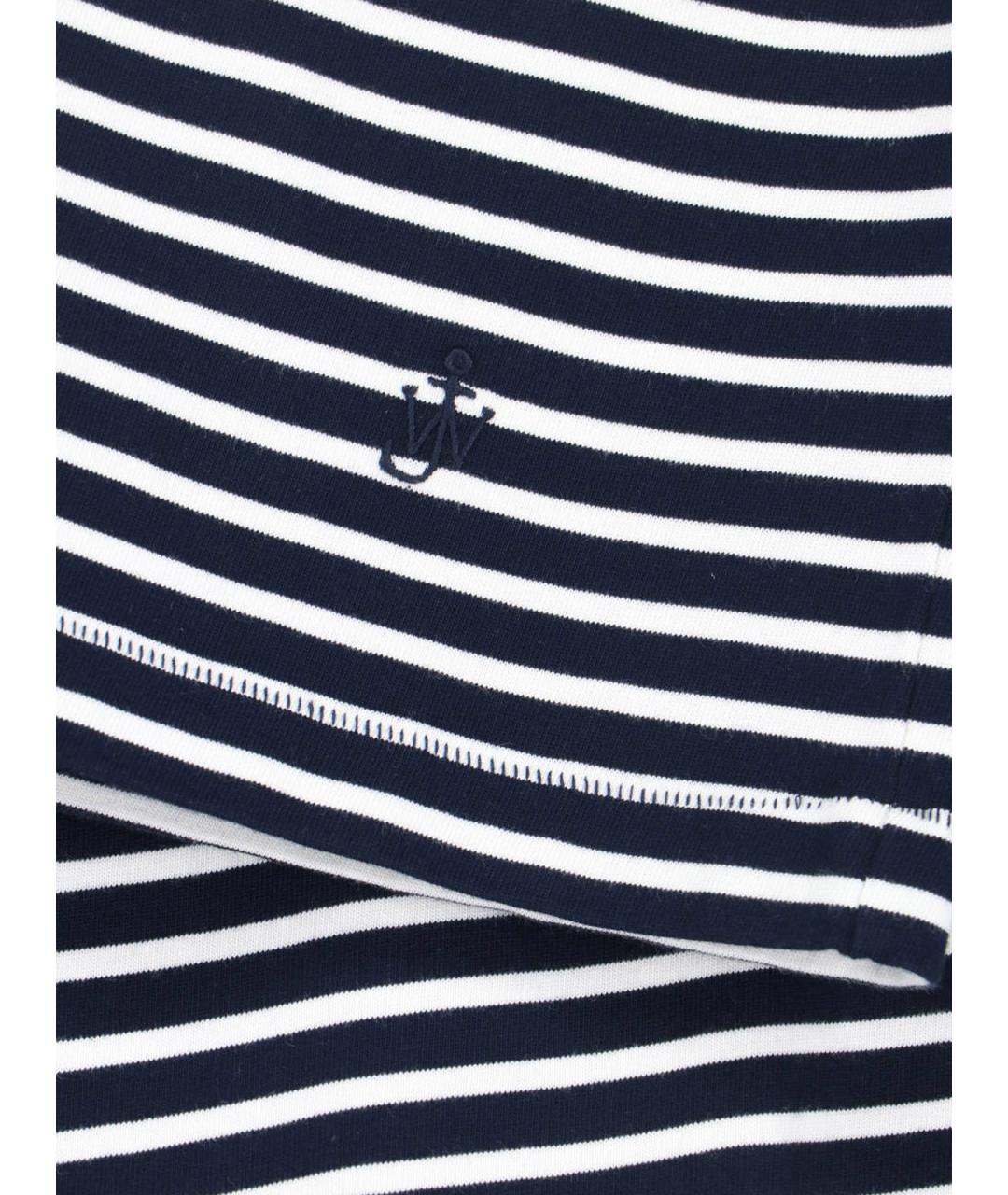 J.W.ANDERSON Синяя хлопковая футболка, фото 3