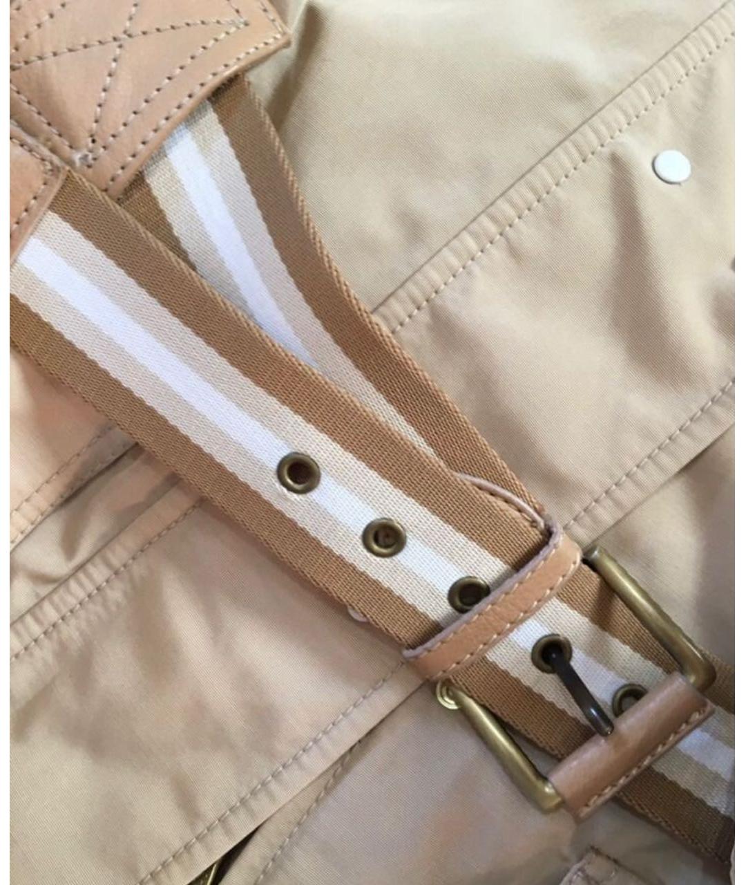 FAY Бежевый хлопковый тренч/плащ, фото 3