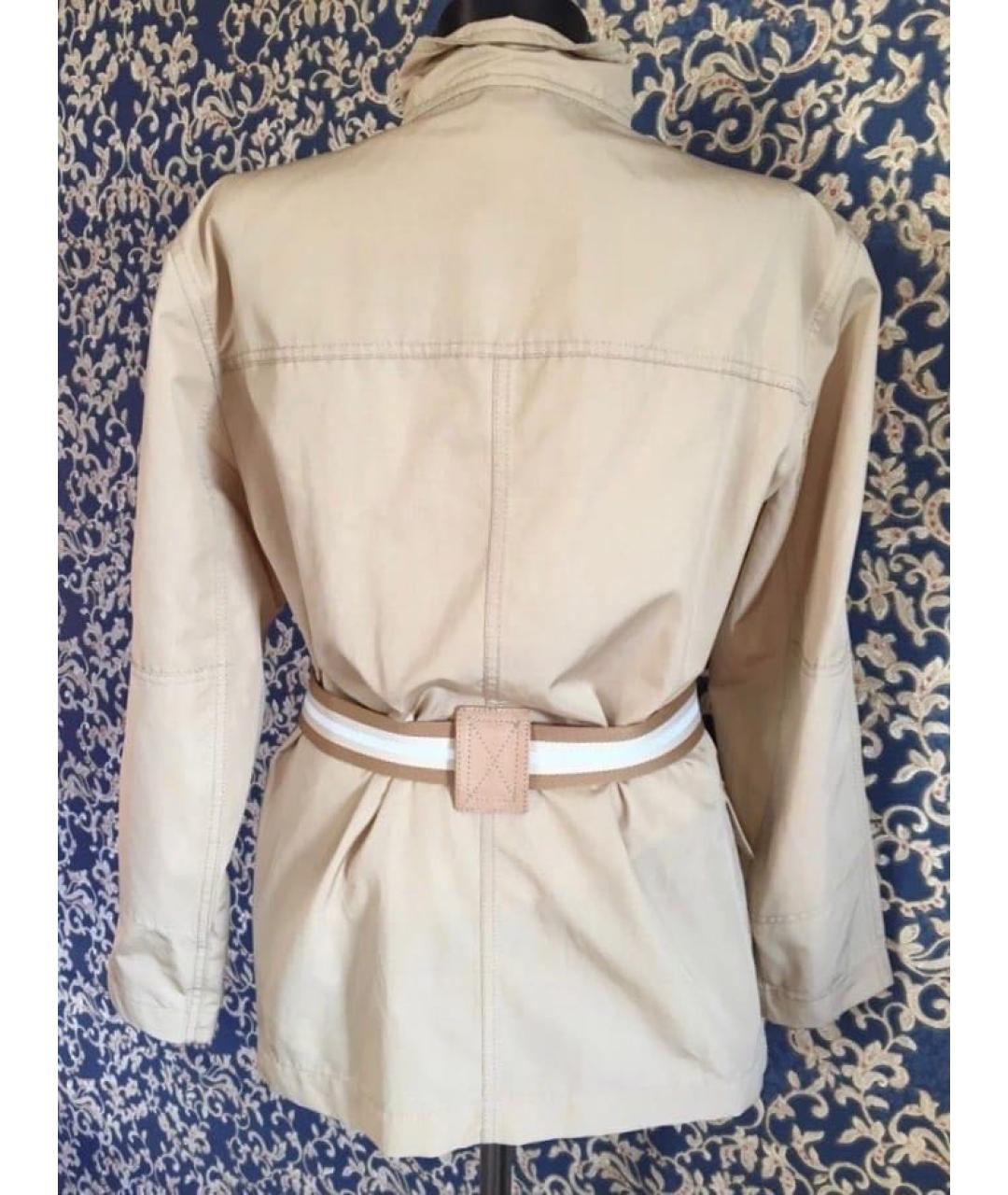 FAY Бежевый хлопковый тренч/плащ, фото 2