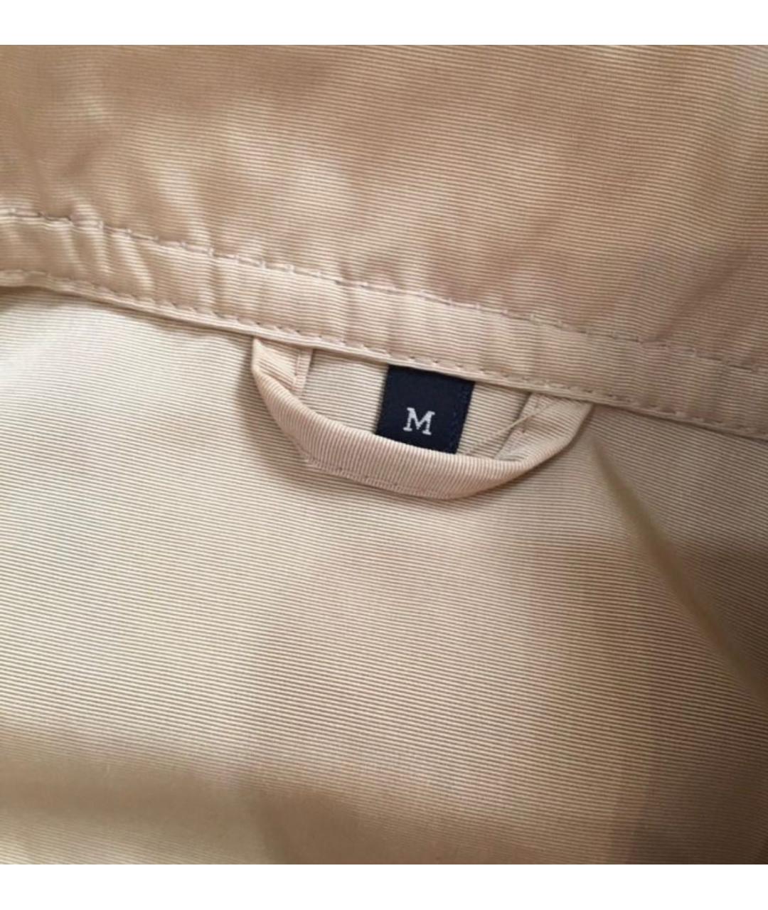 FAY Бежевый хлопковый тренч/плащ, фото 8