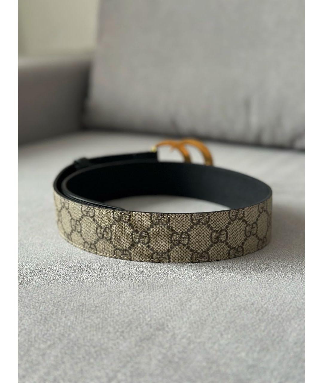 GUCCI Бежевый ремень, фото 4