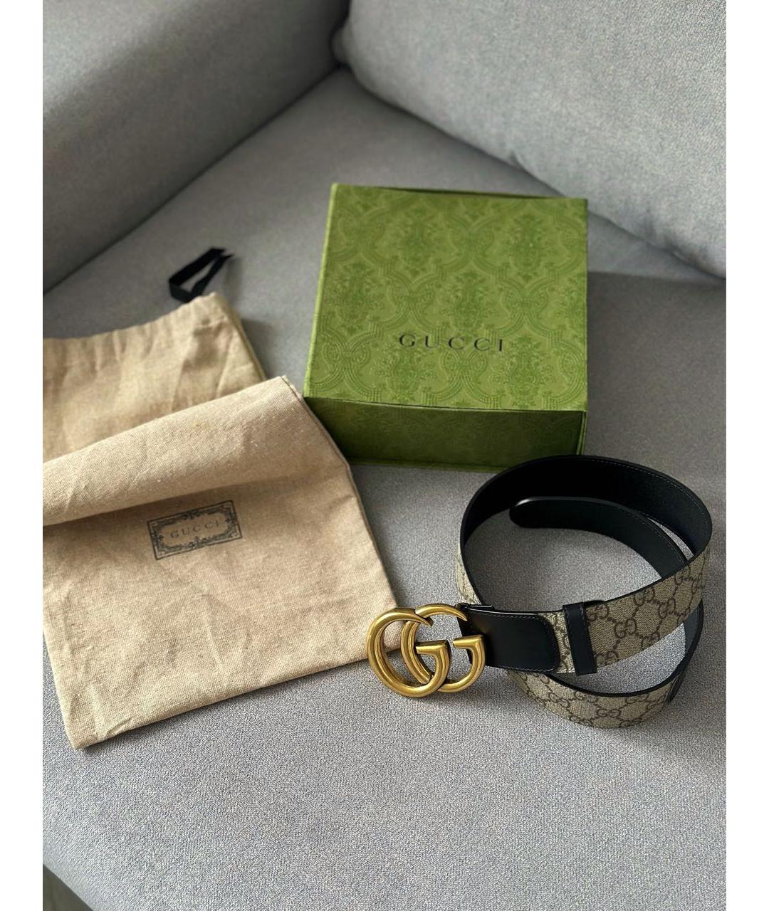 GUCCI Бежевый ремень, фото 2