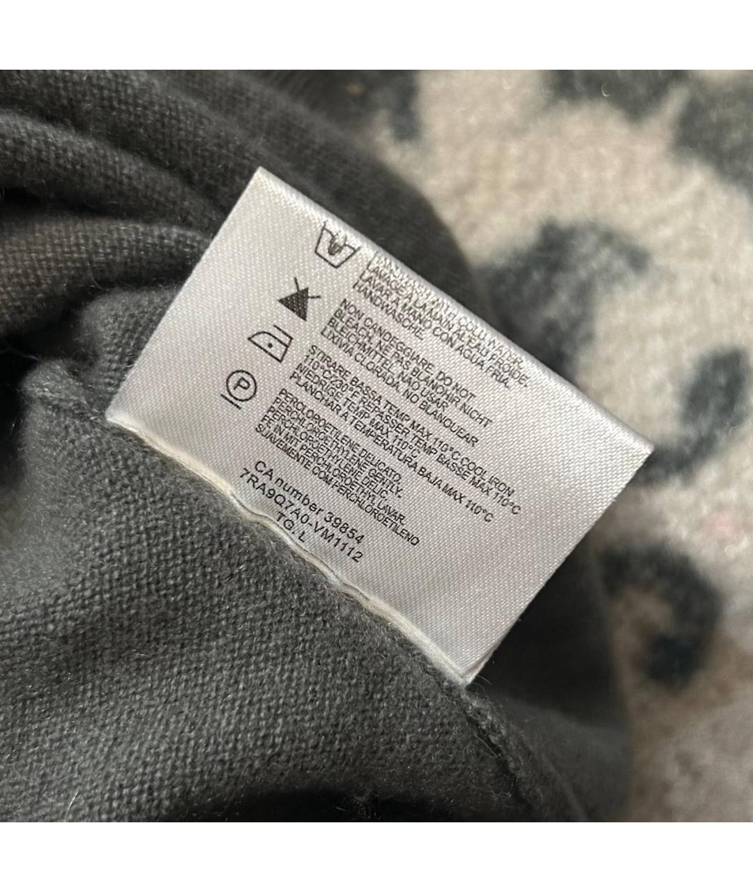 RED VALENTINO Серый кашемировый кардиган, фото 7