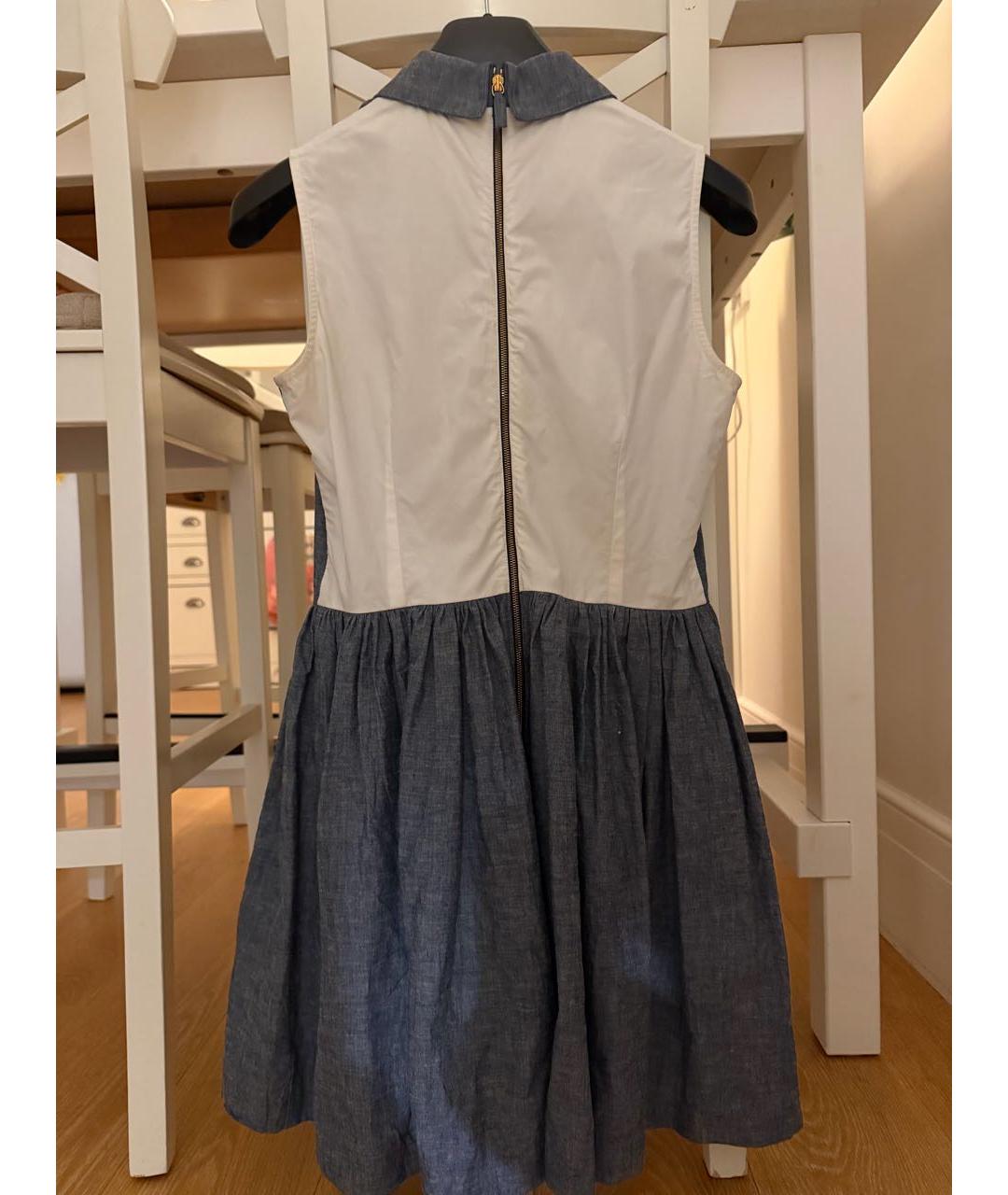 MIU MIU Синий деним сарафан, фото 4