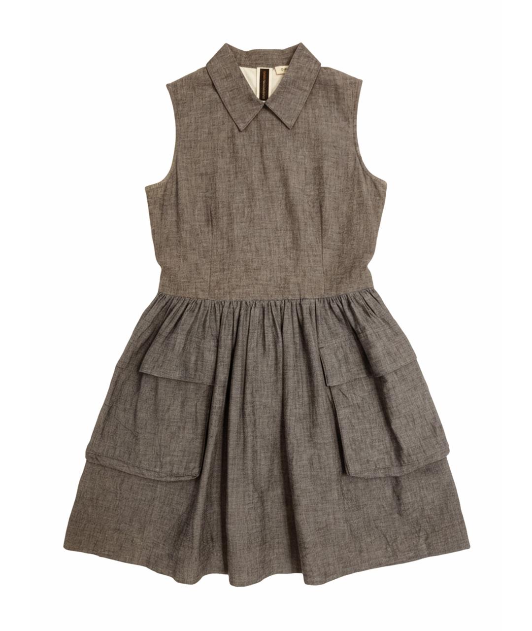 MIU MIU Синий деним сарафан, фото 1