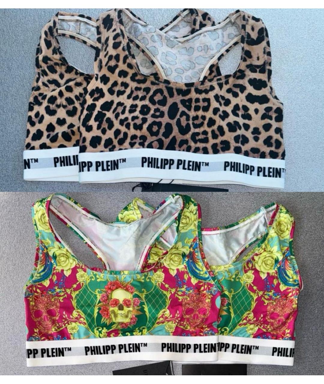 PHILIPP PLEIN Мульти хлопковая майка, фото 5