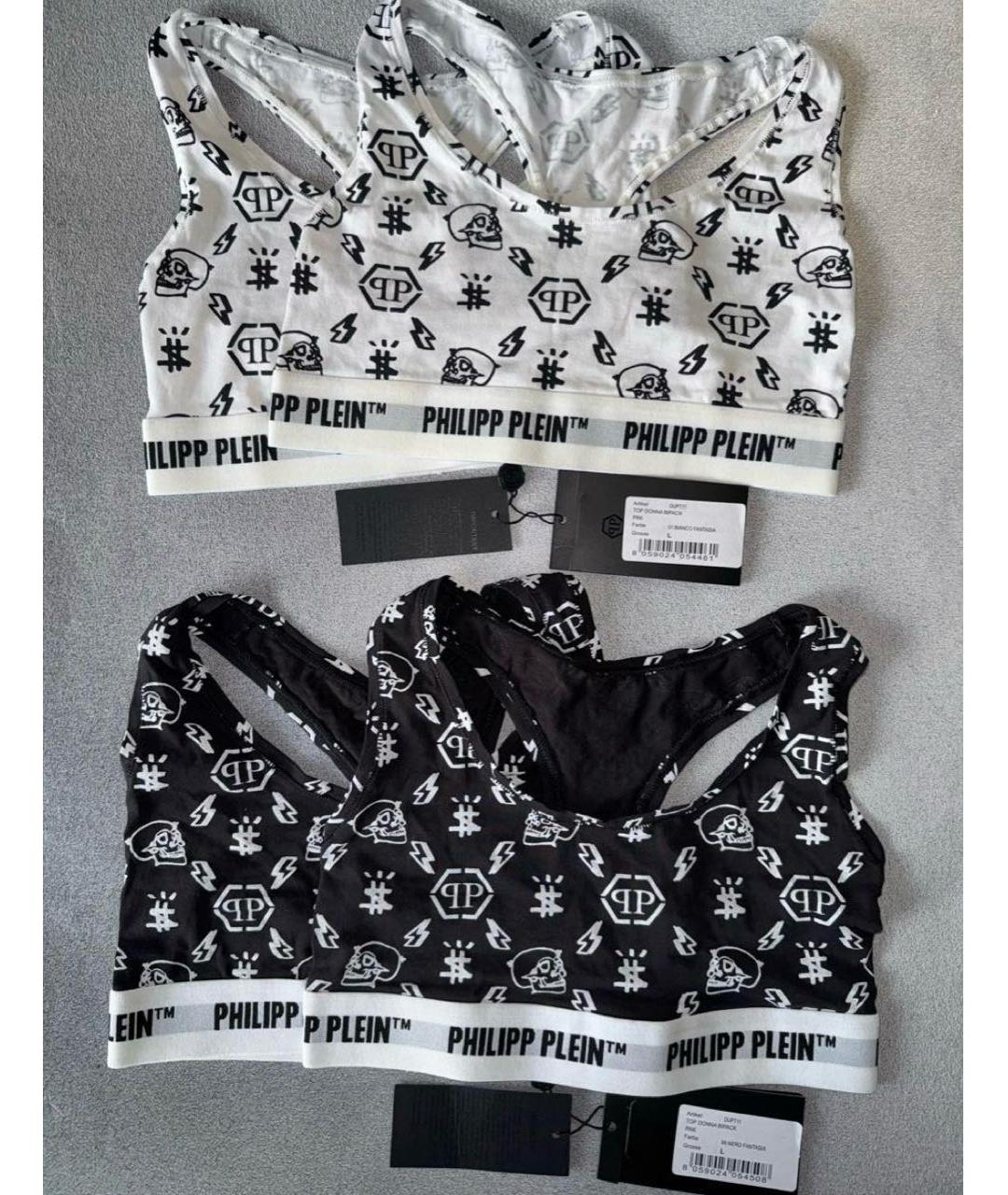 PHILIPP PLEIN Мульти хлопковая майка, фото 3