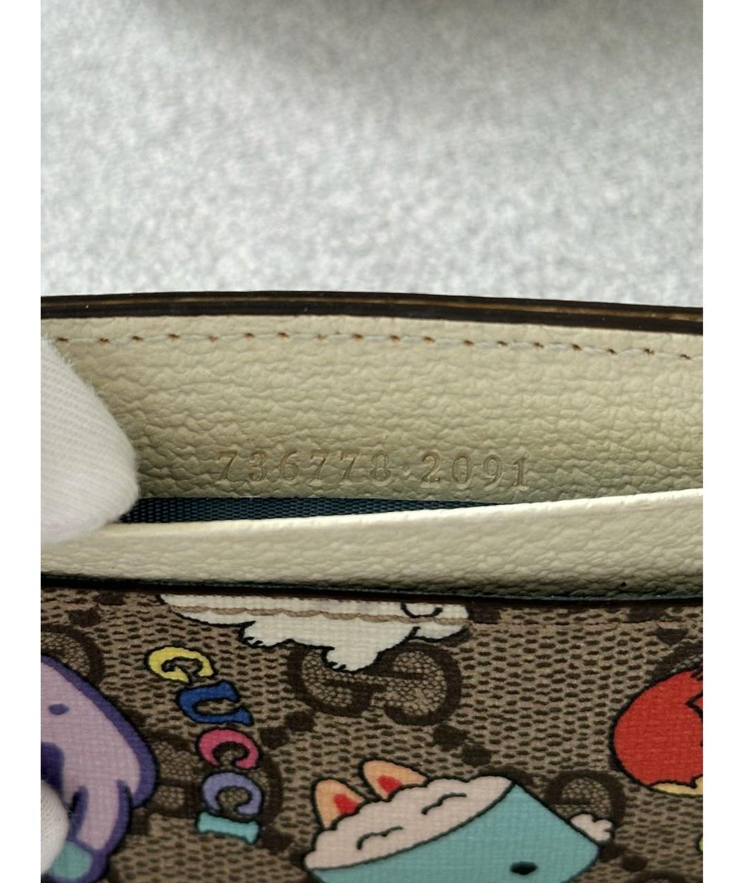 GUCCI Бежевый кардхолдер, фото 7