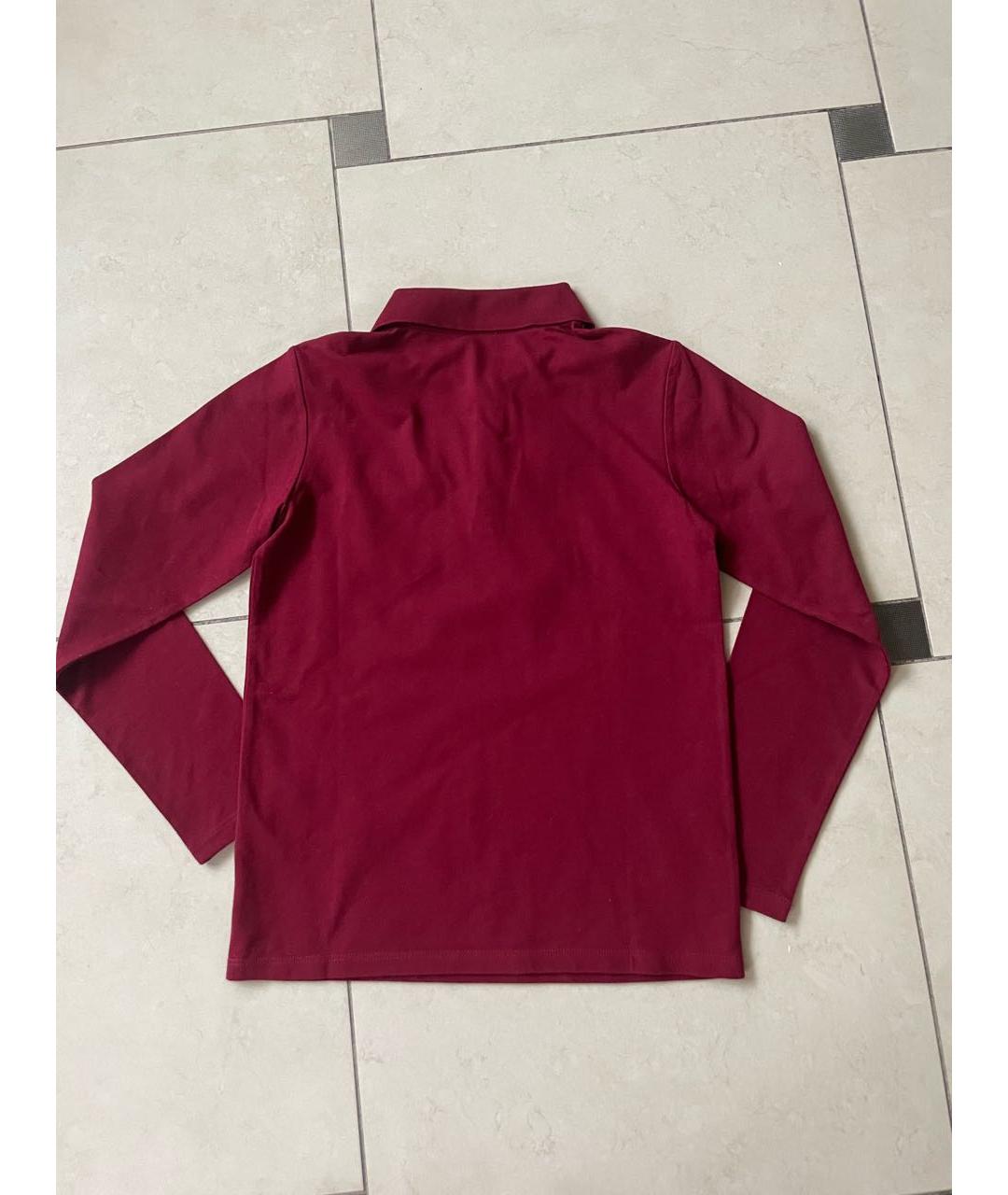 GUCCI Бордовая хлопковая детская рубашка, фото 2