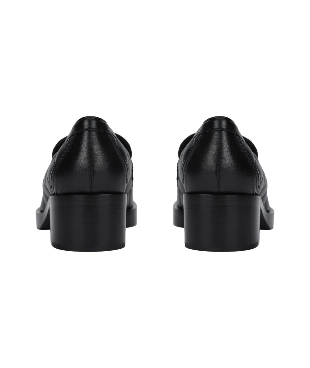 CHANEL Черные кожаные туфли, фото 4