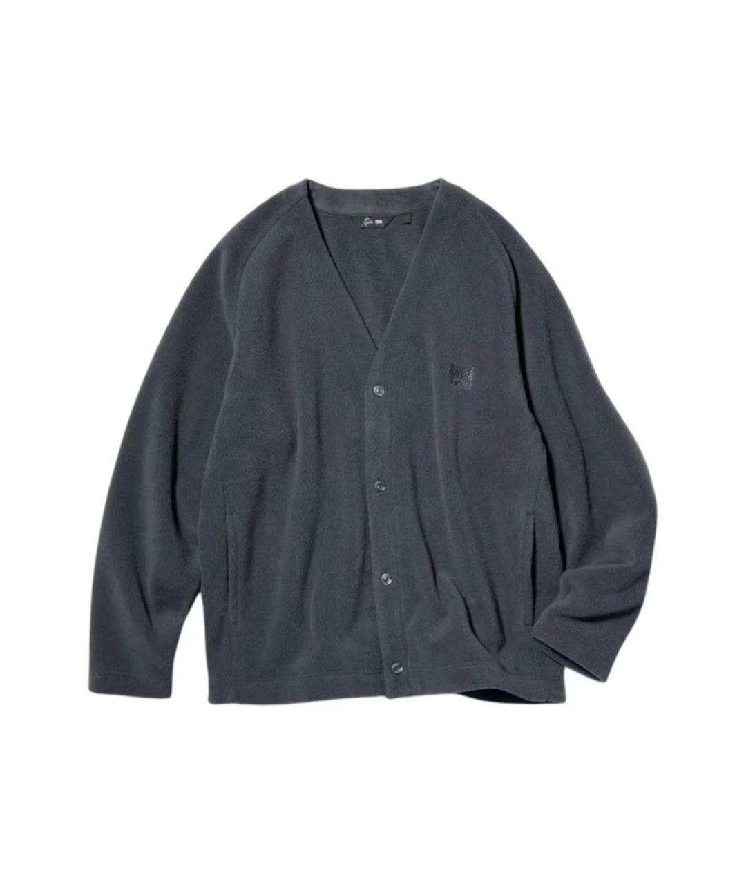 NEEDLES Серый хлопковый кардиган, фото 1