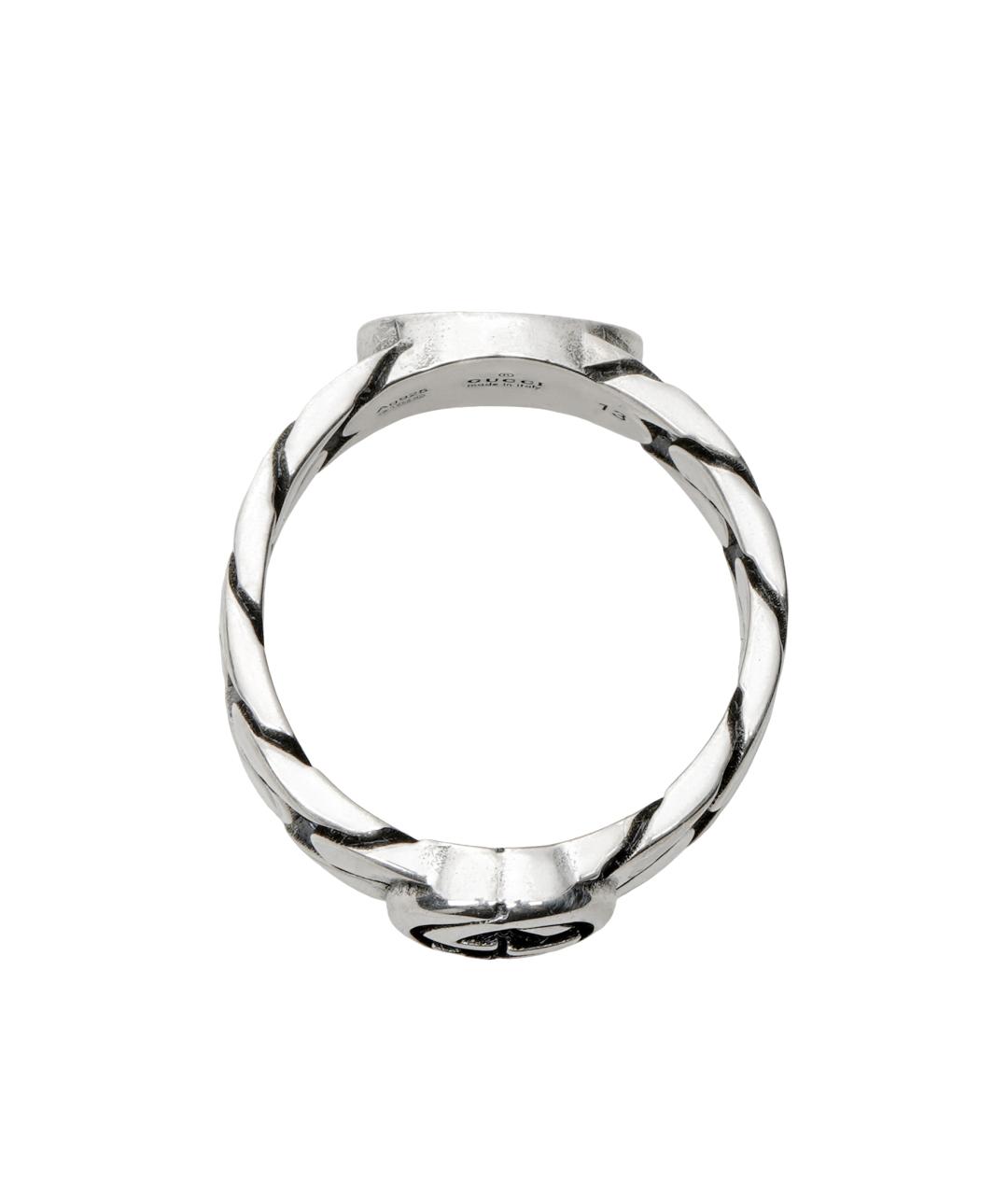 GUCCI Серебряное серебряное кольцо, фото 3
