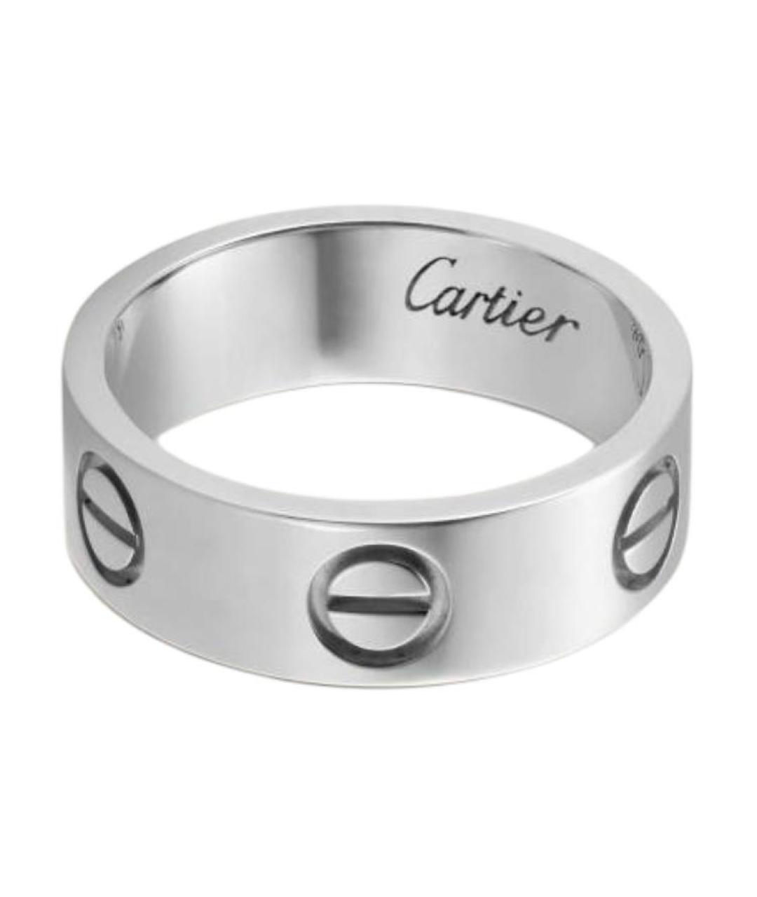 CARTIER Серебряное кольцо из белого золота, фото 1