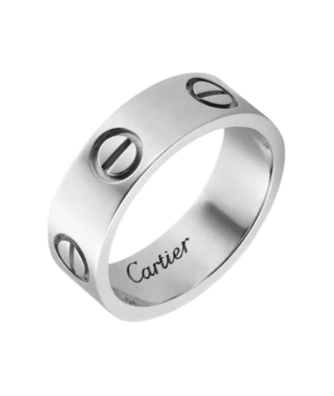 CARTIER Серебряное кольцо из белого золота, фото 4