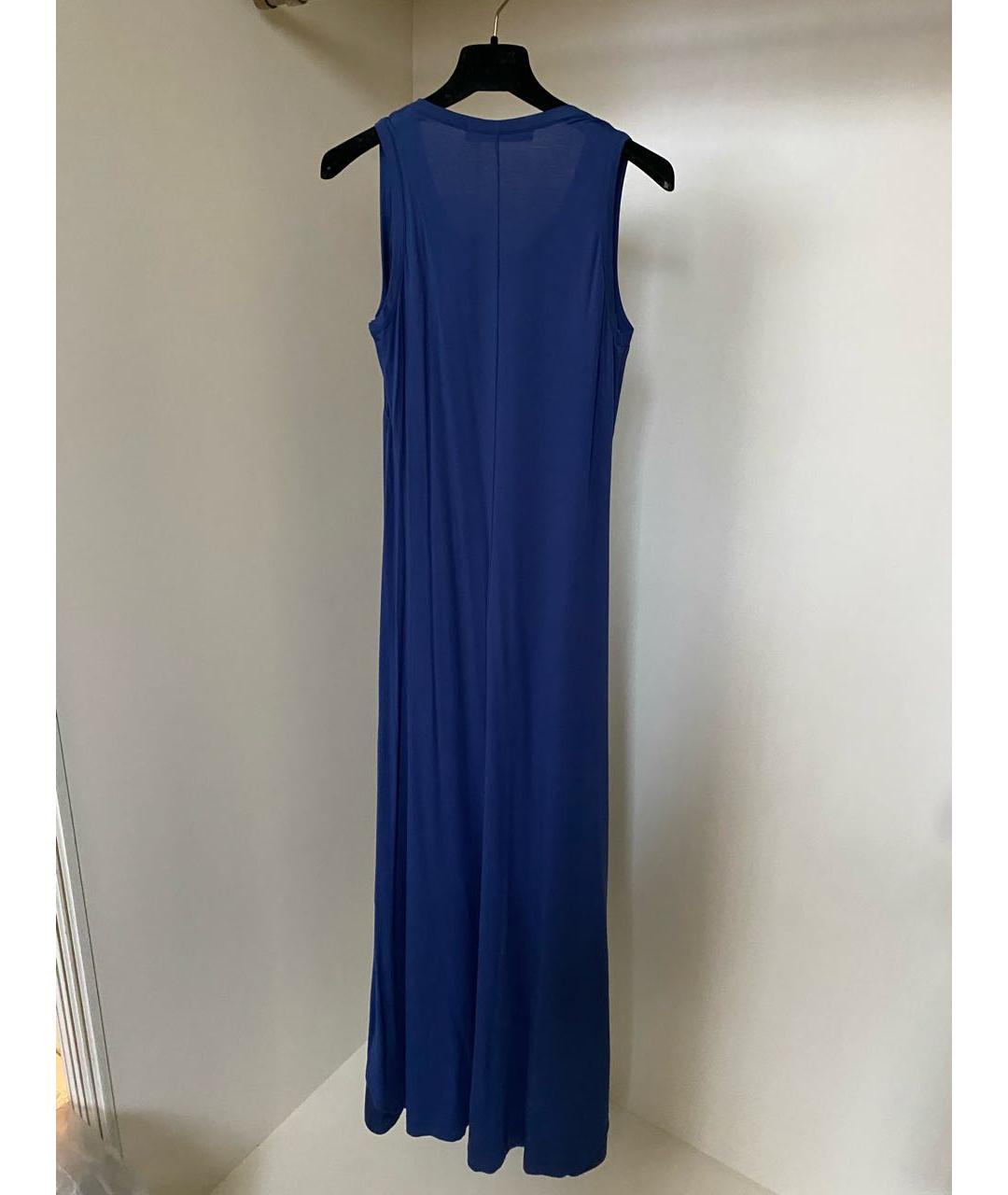 D.EXTERIOR Темно-синее вискозное коктейльное платье, фото 5