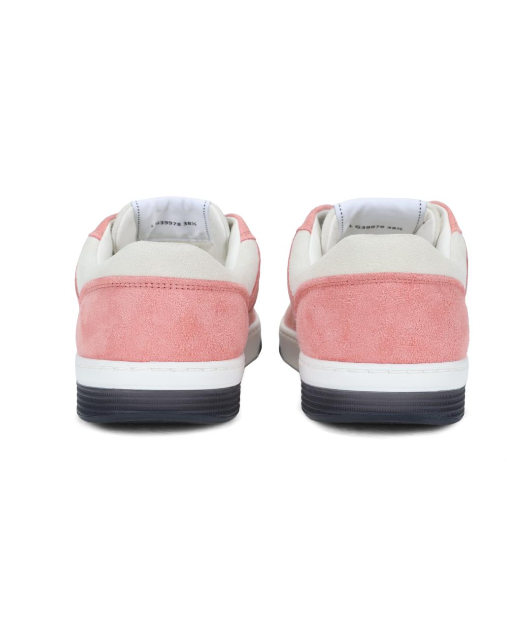 CHANEL Розовые кожаные кеды, фото 4