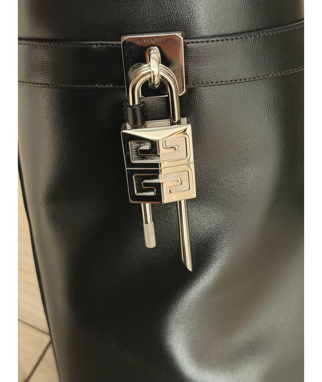 GIVENCHY Черные кожаные ботильоны, фото 5