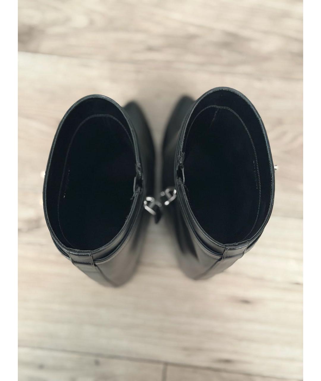 GIVENCHY Черные кожаные ботильоны, фото 3