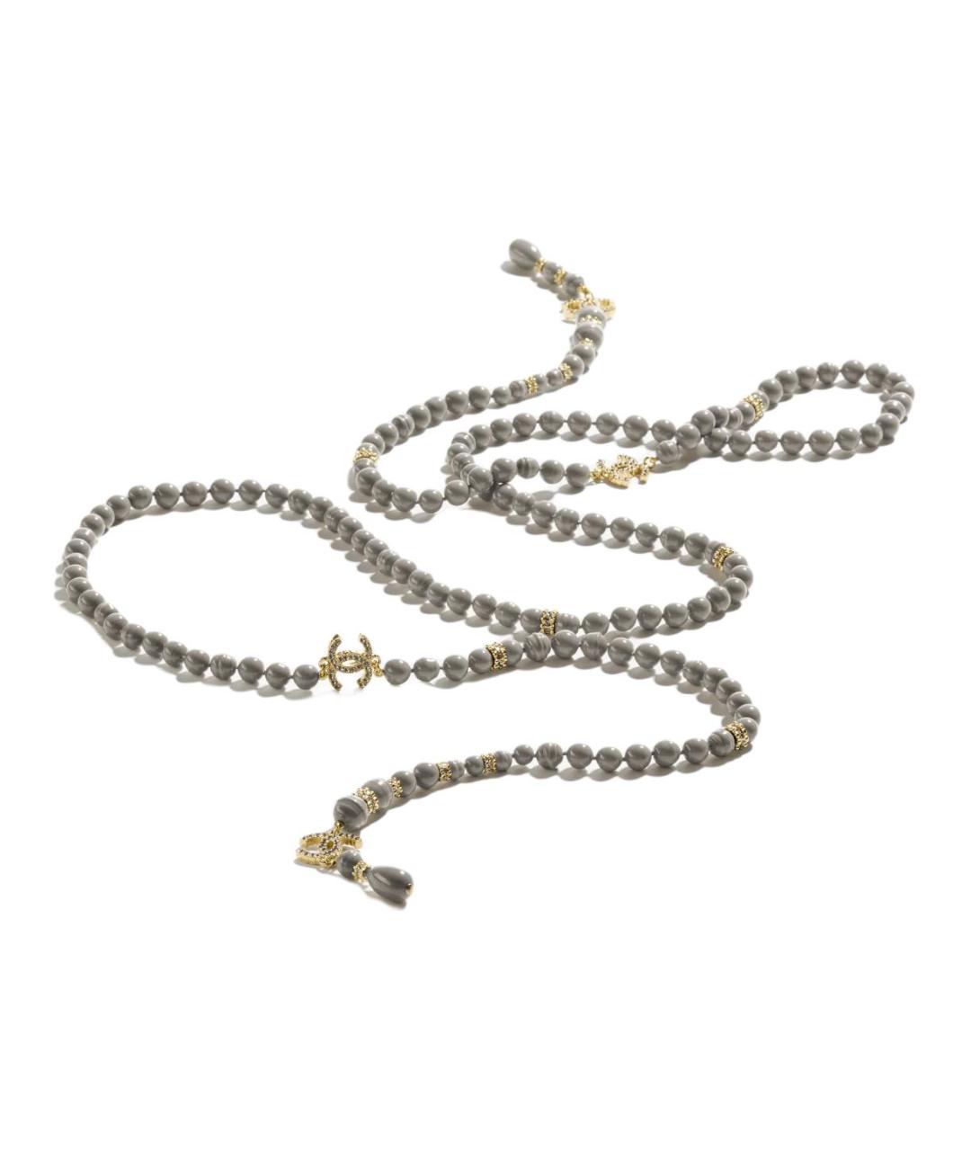 CHANEL Серая металлическая цепочка, фото 2