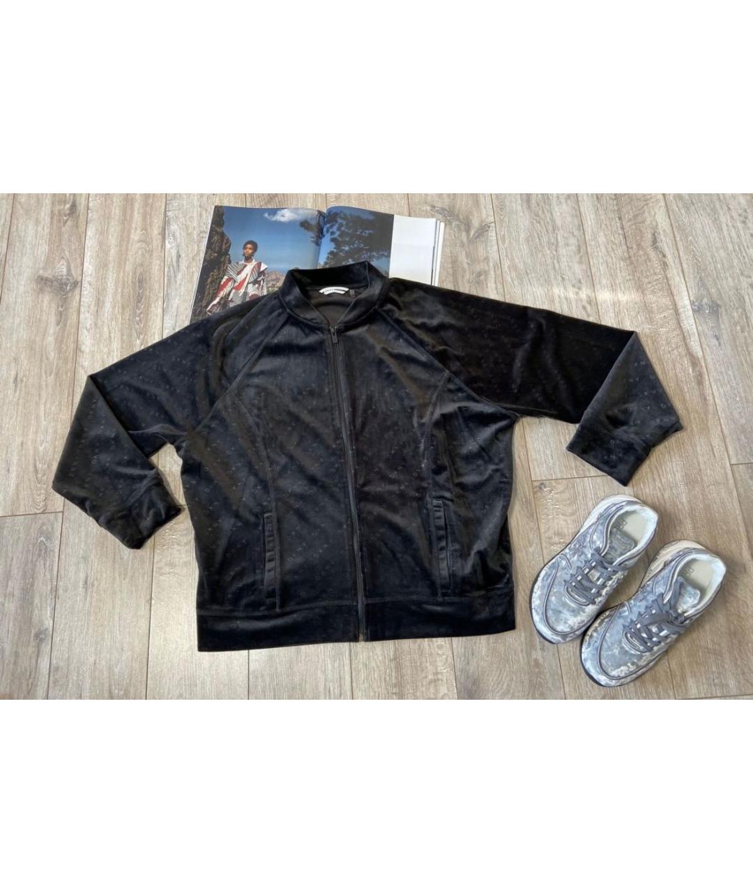 DKNY Черный полиэстеровый кардиган, фото 3