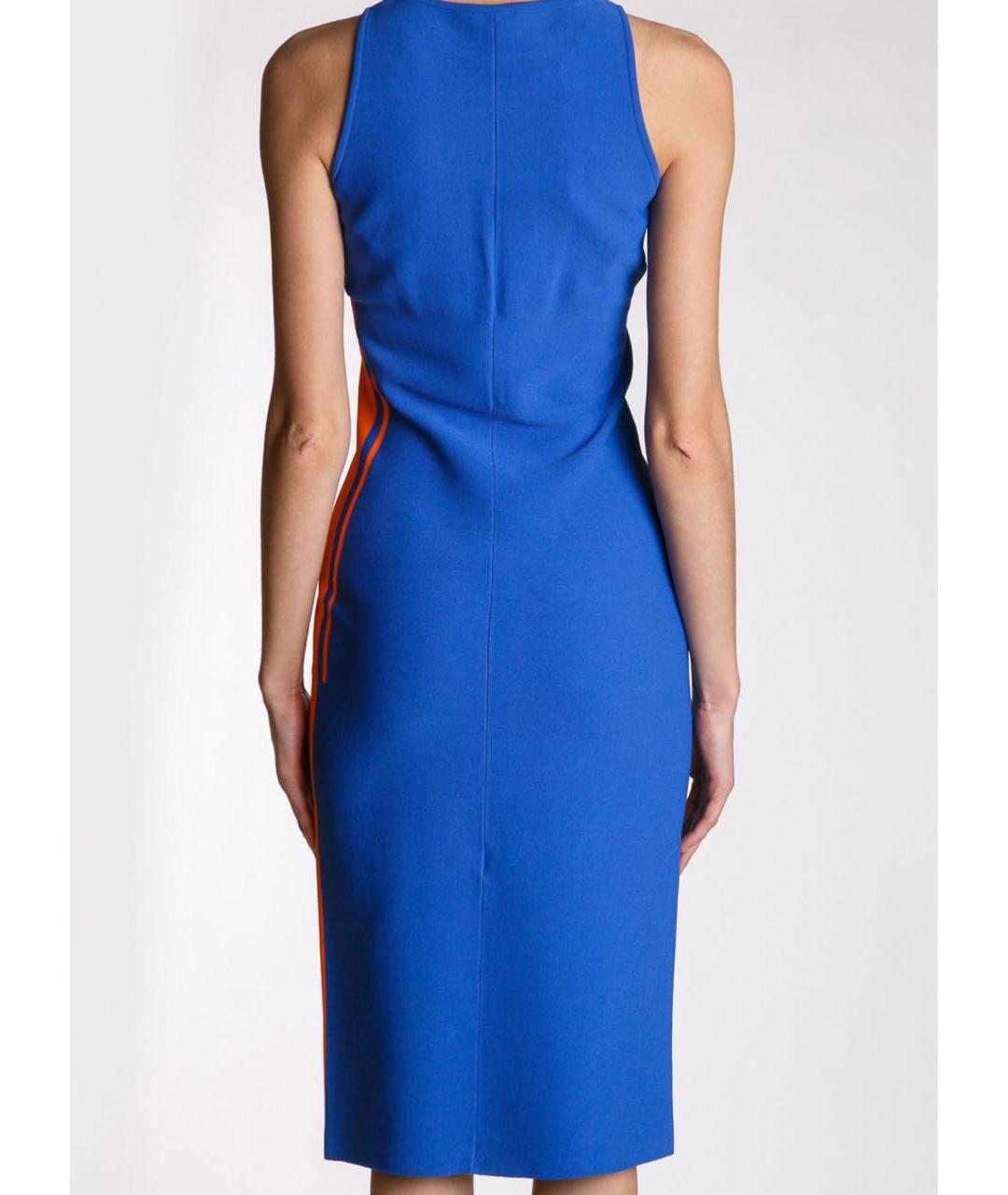 MRZ Синее вискозное повседневное платье, фото 4