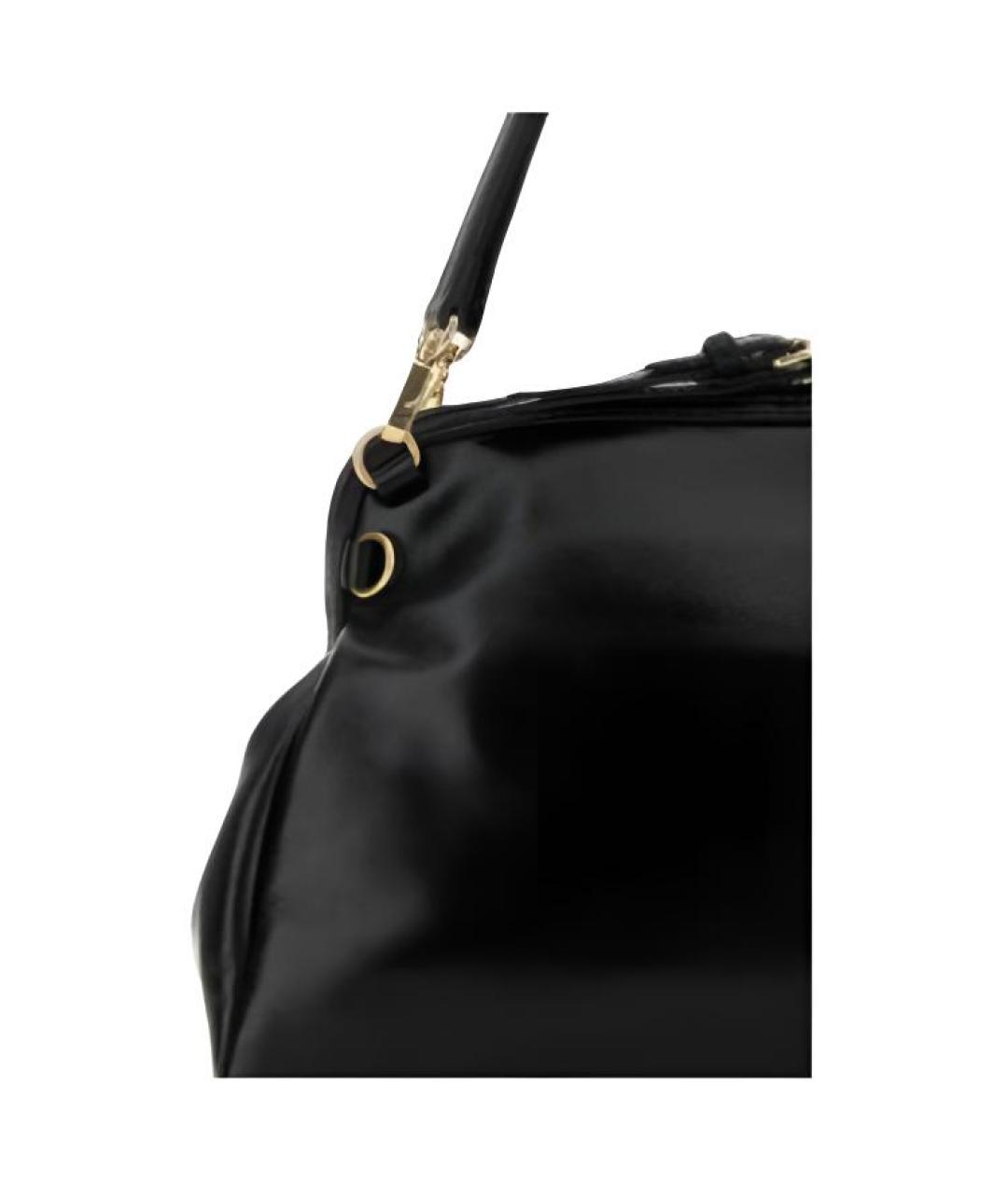 MIU MIU Черная кожаная сумка через плечо, фото 4