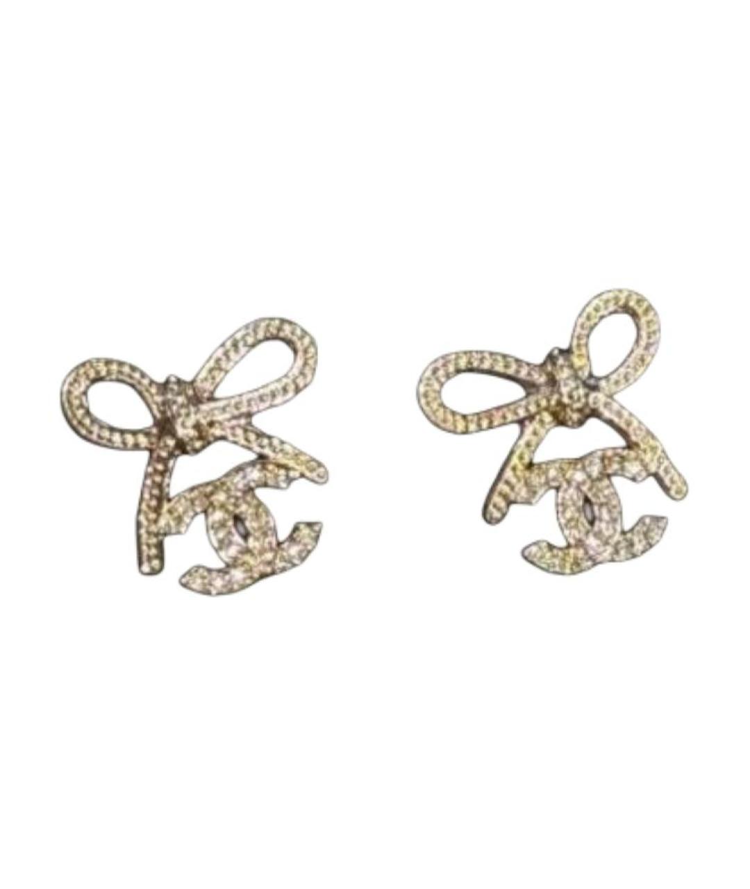 CHANEL Золотые серьги, фото 2