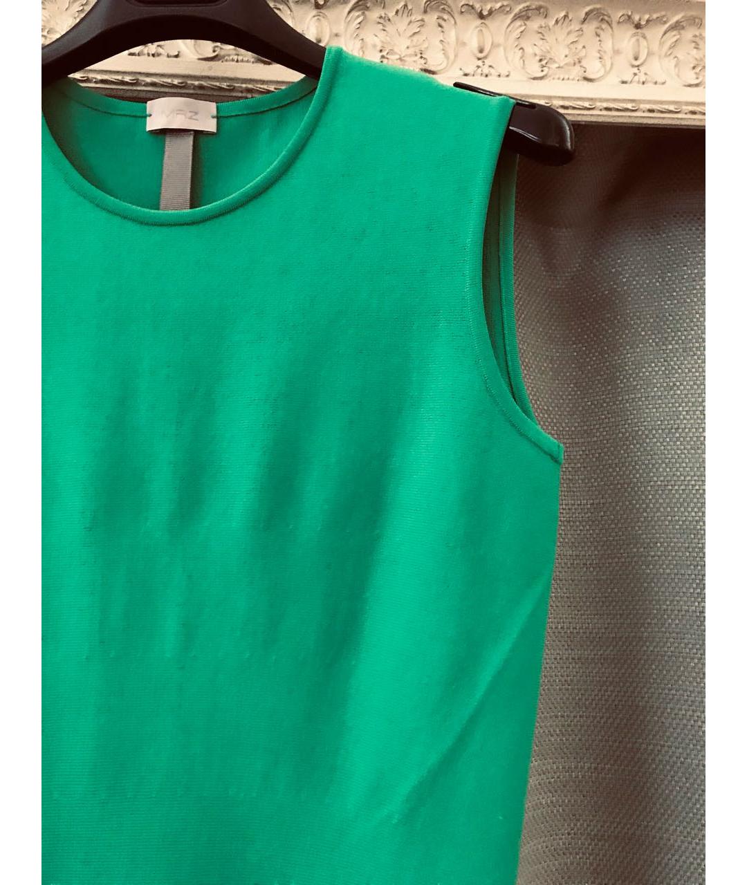 MRZ Зеленые вискозное коктейльное платье, фото 6