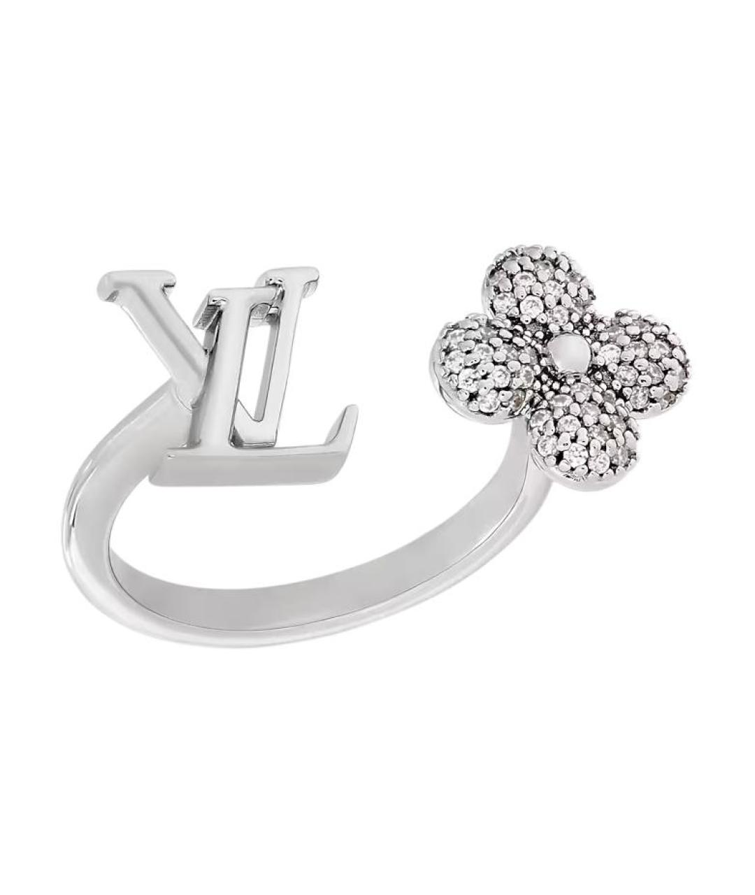 LOUIS VUITTON Серебряное металлическое кольцо, фото 1