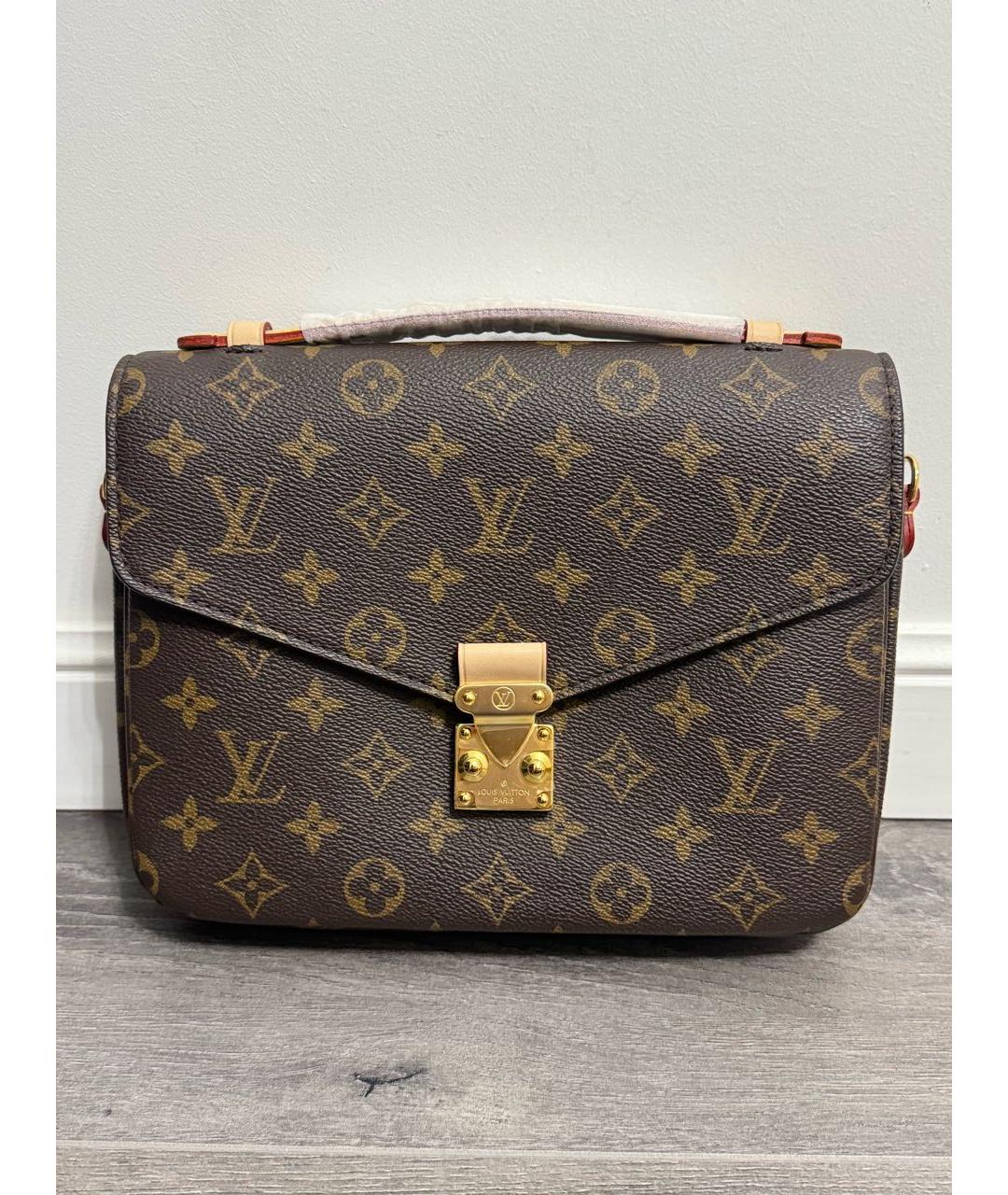 LOUIS VUITTON Коричневая сумка через плечо, фото 9
