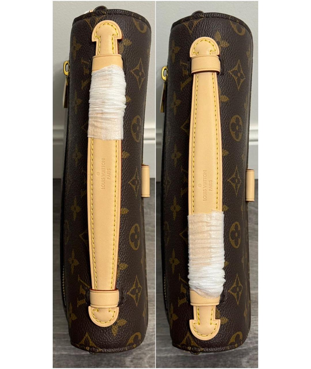 LOUIS VUITTON Коричневая сумка через плечо, фото 4