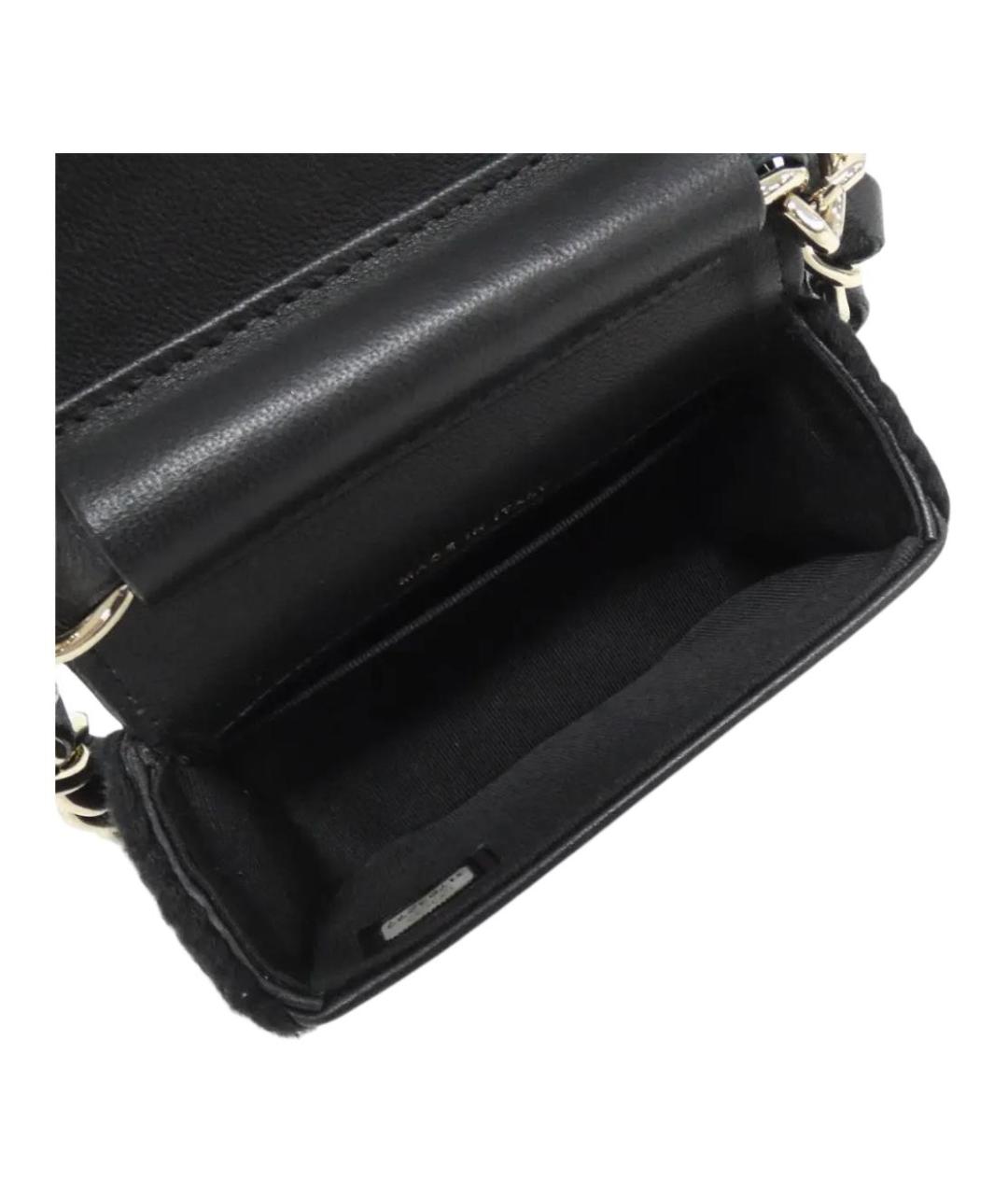 CHANEL Черная кожаная сумка через плечо, фото 4