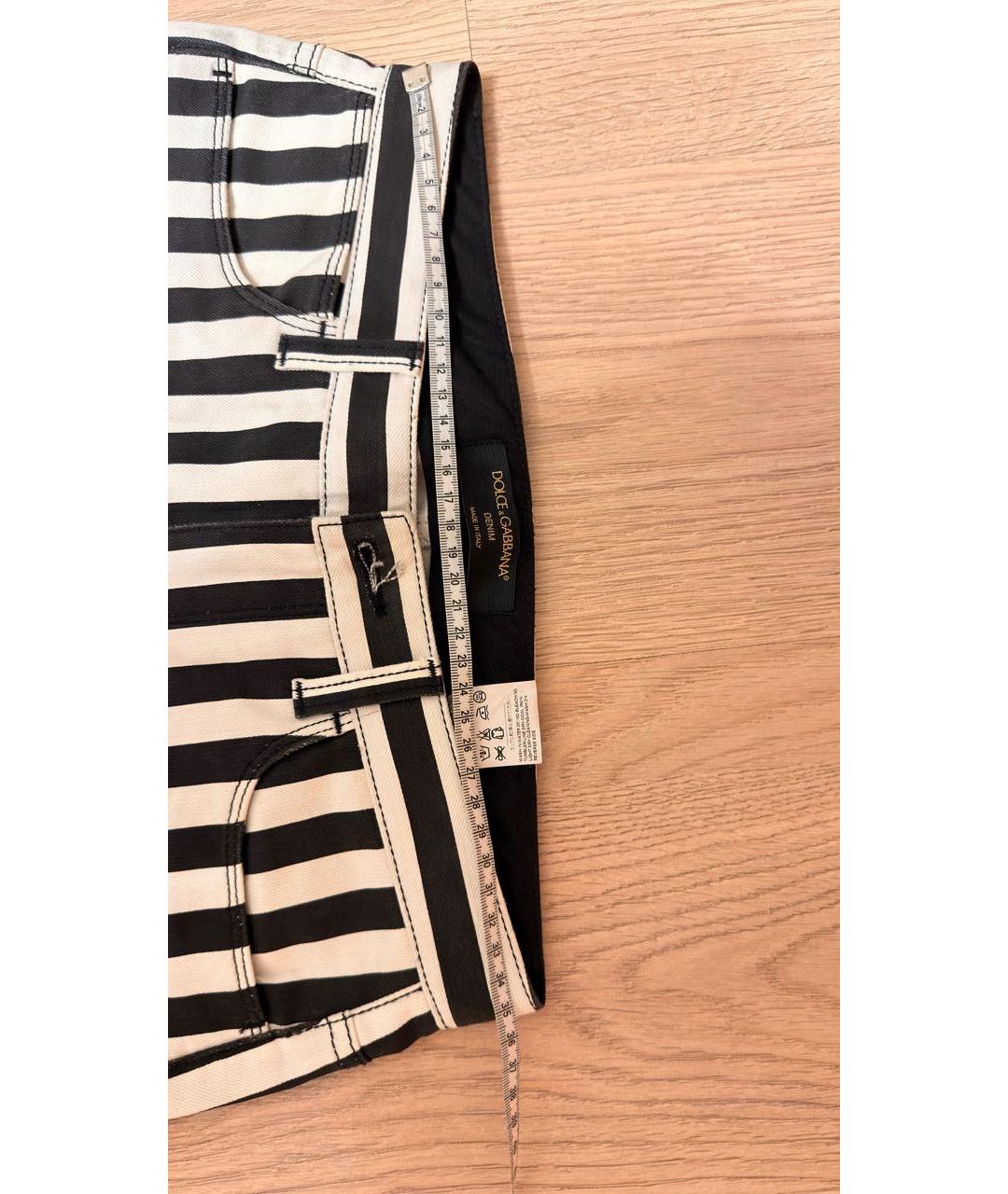 DOLCE&GABBANA Мульти хлопковые джинсы слим, фото 6