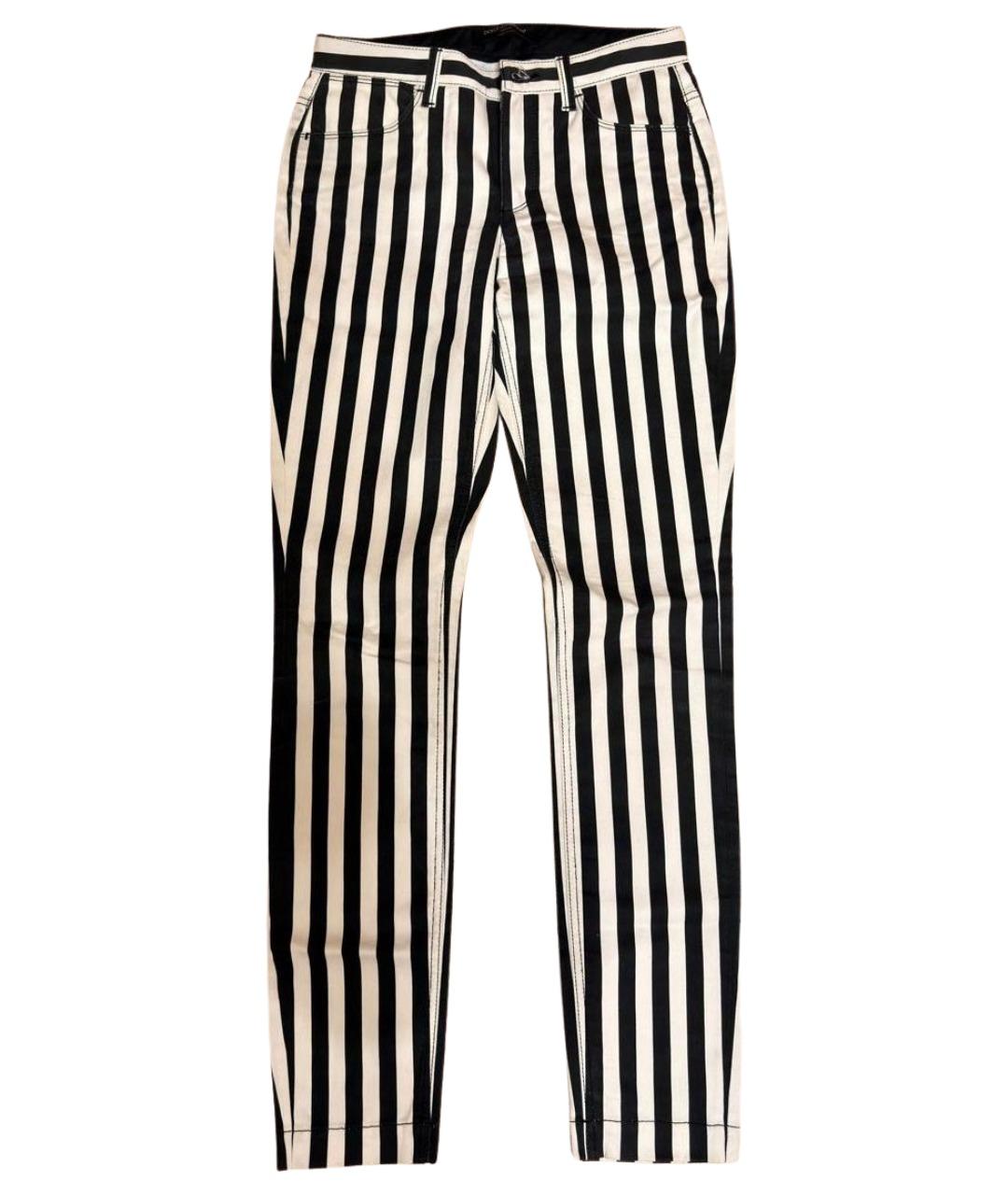 DOLCE&GABBANA Мульти хлопковые джинсы слим, фото 1