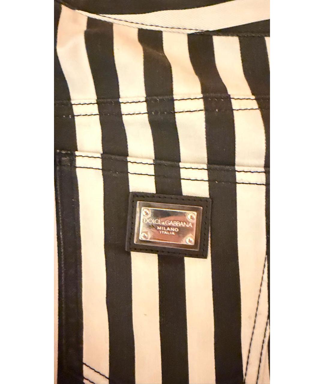 DOLCE&GABBANA Мульти хлопковые джинсы слим, фото 5