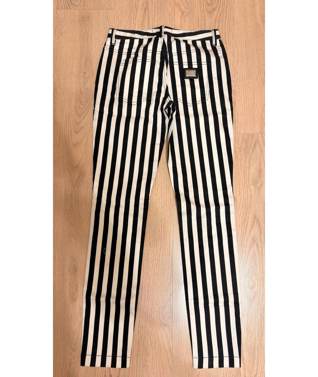 DOLCE&GABBANA Мульти хлопковые джинсы слим, фото 2